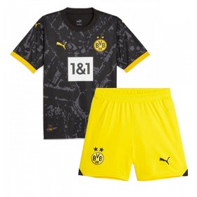 Borussia Dortmund Borta Kläder Barn 2023-24 Kortärmad (+ Korta byxor)